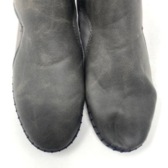 Easy Street Women's Julienne Ankle Bootie Gray/Black Size 6W Wide - Picture 4 of 7